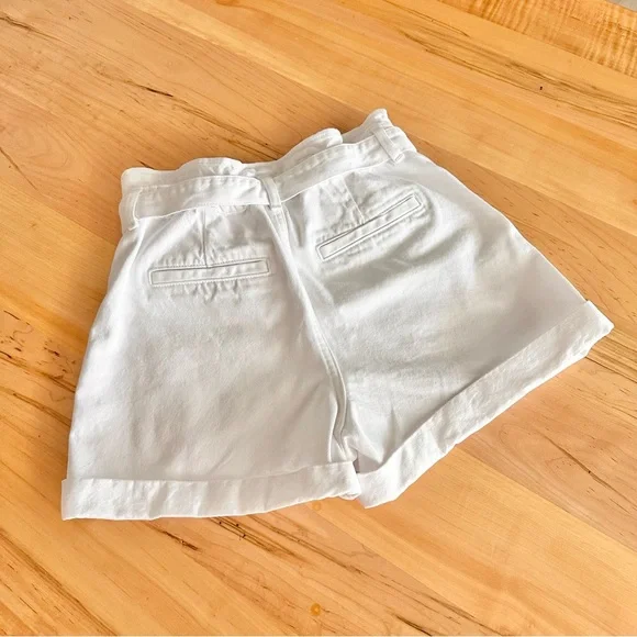ZARA white denim shorts 6 - Picture 3 of 4